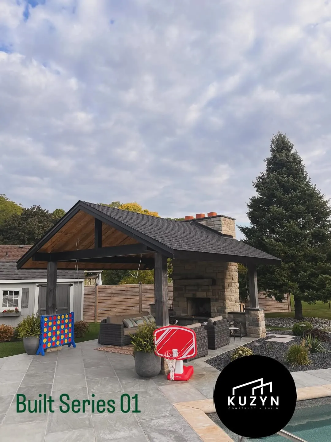 Outdoor Pavilion Roof Replacement - Overall Structure